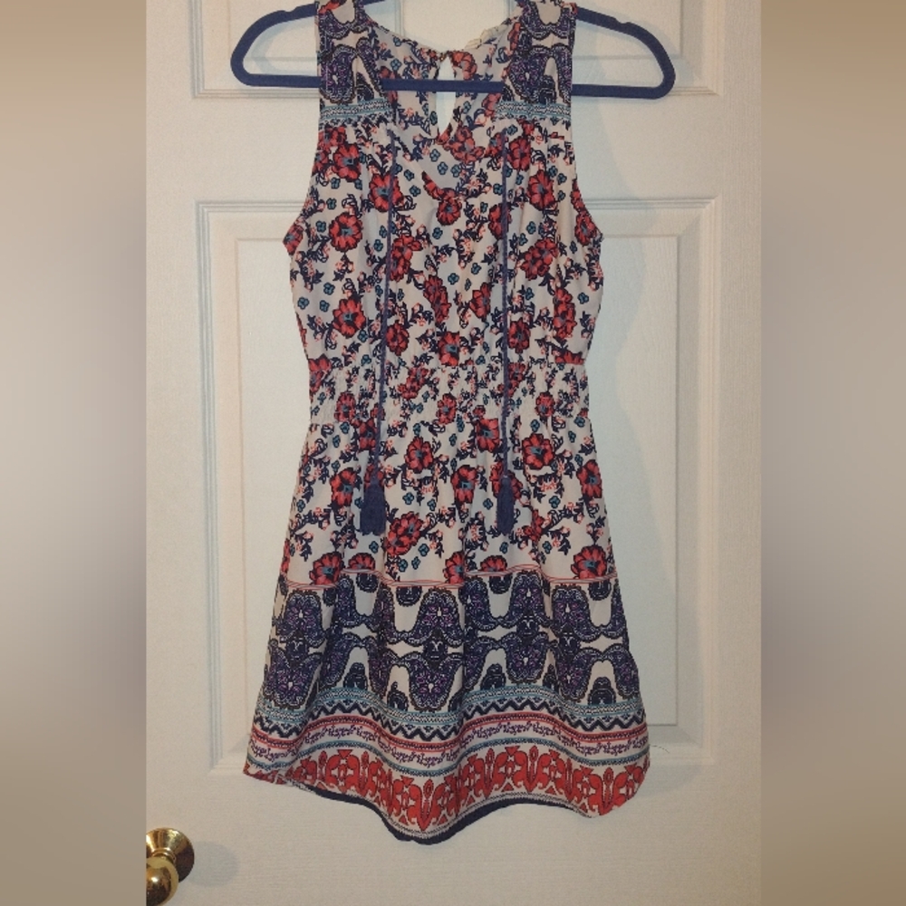 Blush by us angels size small boho print summer dress